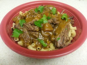 11 - short ribs over pasta