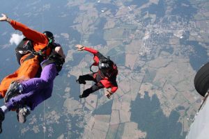 ...and totally jumped out of a plane.