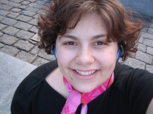 Listening to music in Faneuil Hall - April 2004